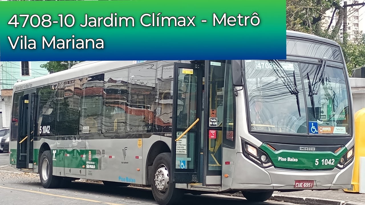 4708-10 Jardim Clímax - Metrô Vila Mariana - Trajeto da Linha 