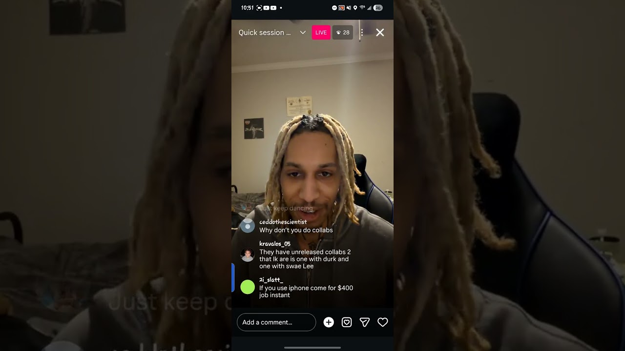 Ayo's Instagram LIVE | Real Talk & Talking With A Fan (2/21/26/26/21/2)