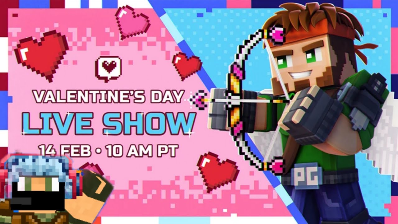 THE LOVING DAY ❤️ + Watching Pixel Gun's Valentine’s Day Live Show