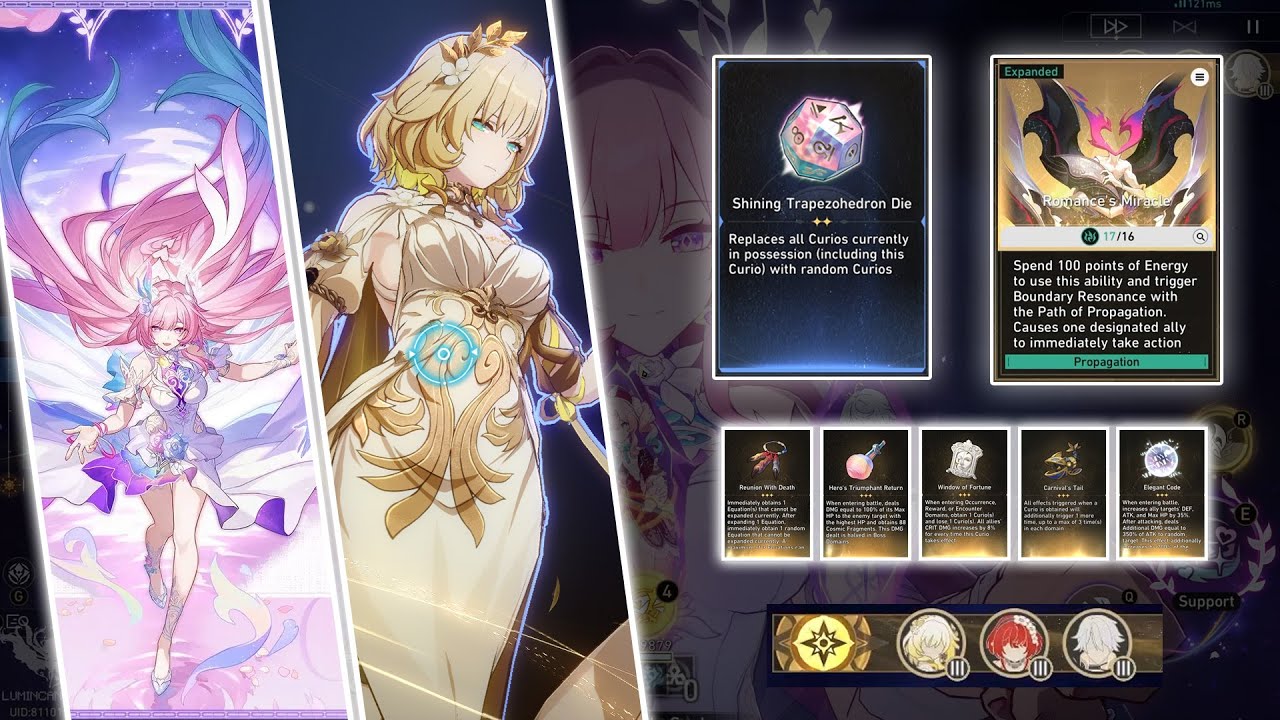 Cyrene & Aglaea Team Full Run X8 | DU Protean Hero Ordinary