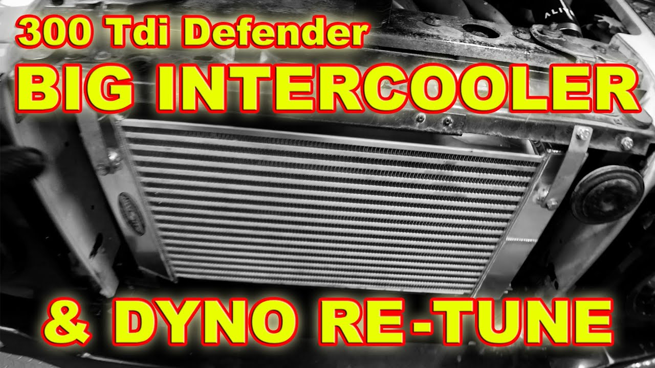 Установка и перенастройка большого интеркулера Allisport для двигателя 300 Tdi на Defender (полна...