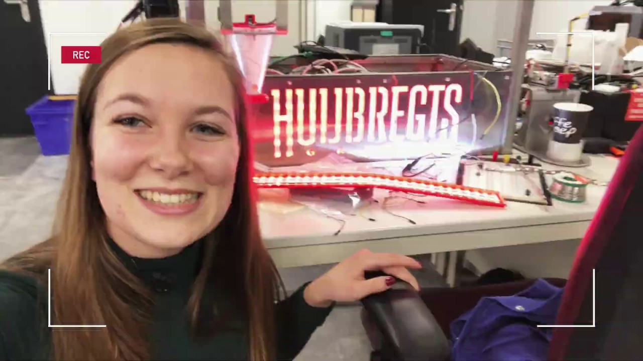 Lara-Amy bezoekt Huijbregts Groep voor Fontys Bedrijfsmanagement MKB