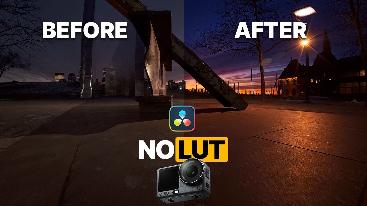Perfectly Color Grade D Log M in 8 Minutes | NO LUT | DJI Osmo ACTION 6
