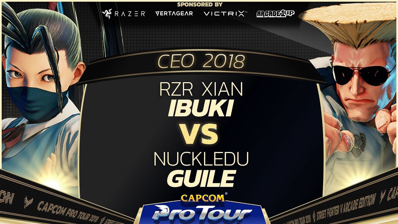 RZR Xian (Ibuki) vs NuckleDu (Guile) - CEO 2018 - Top 8 - CPT 2018