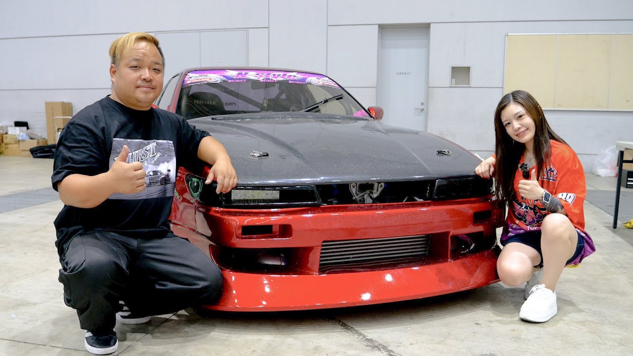 中村直樹選手からシルビアS13を購入！！23才元EXILEバックダンサーがVS-KF 12Jを履いた日産シルビアS13を納車。東名カム+TD06タービンMAX400馬力仕様。