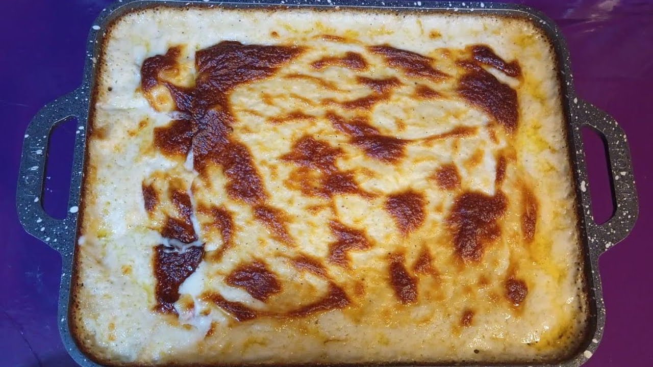 احلى صينية مكرونه بشاميل بطريقه سهله و بسيطه و سريعه 🥰