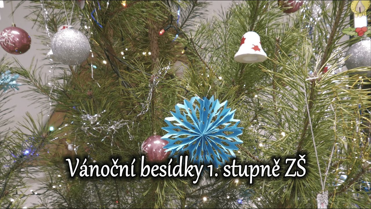 Vánoční besídky 1. stupně ZŠ 2021 JIK