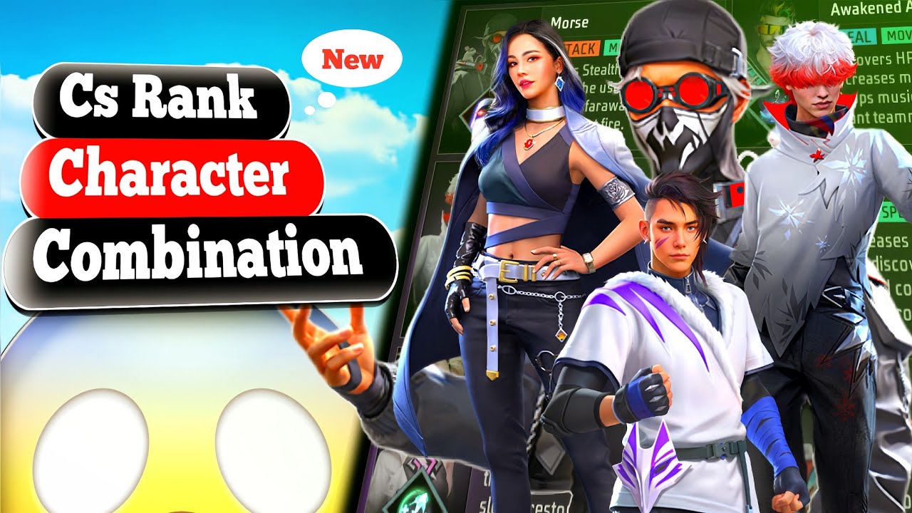 Secret 😱 Character Skill Combination For Cs Ranked In Free Fire || Gamer Boy Ankit 