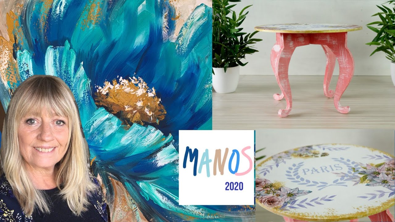 #pinturadecorativa  #pintarflores ManosalaObraTv 2020 Programa 16 - Pintar Flores