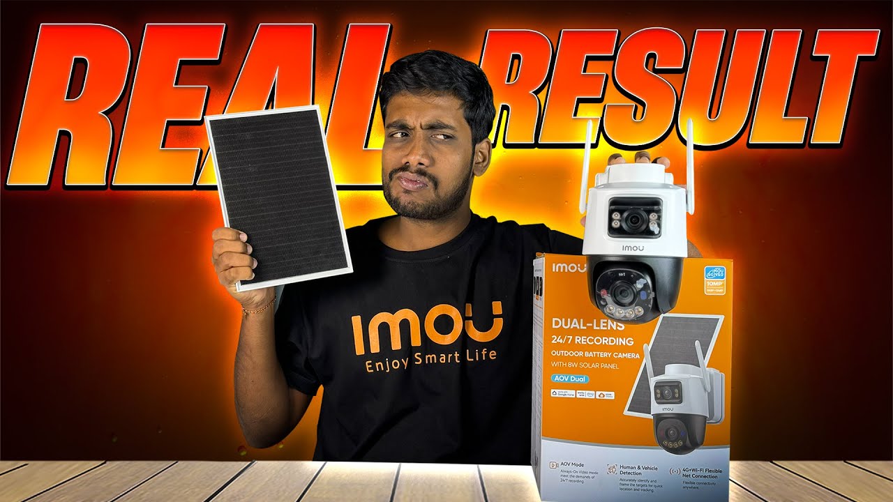 🟠 “இது தான் Future CCTV! Imou Dual Lens 4G+WiFi Solar Camera Real-Time Test”🔥