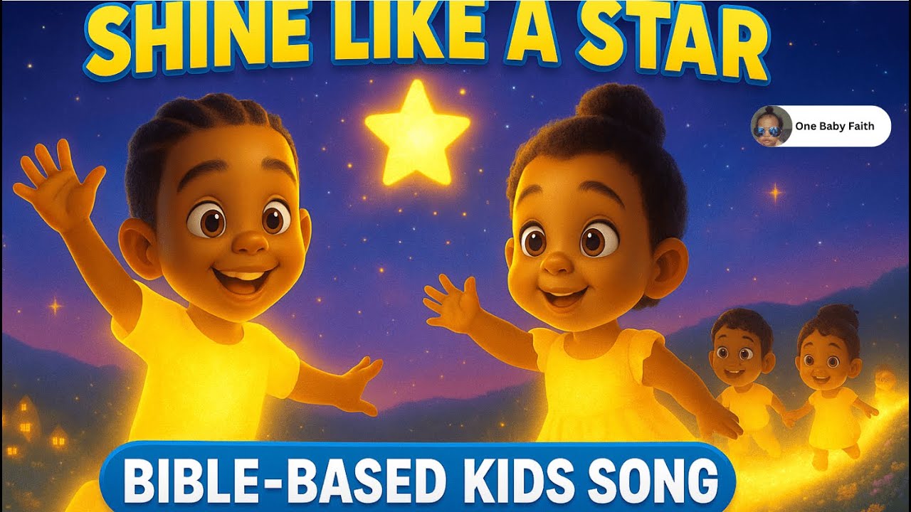 Shine Like a Star | Bible-Based Kids Song About Kindness, Light & Jesus!