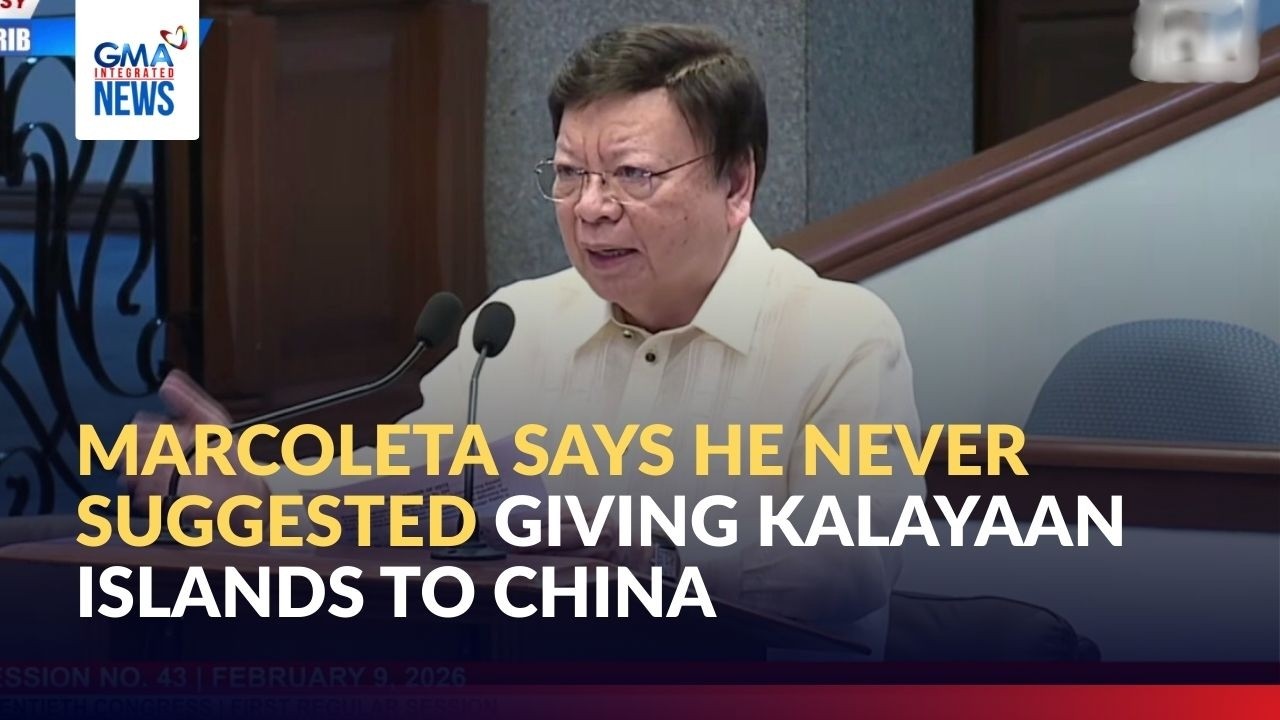 Marcoleta says he never suggested giving Kalayaan Islands to China | GMA Integrated News