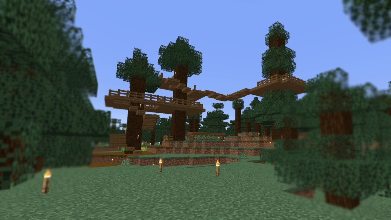 First Days and Making the Tree House Bee's SMP Ep 1 Let's Play
