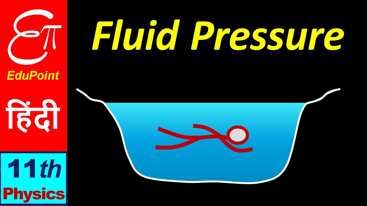 Variation of Fluid Pressure with Depth || in HINDI for Class 11