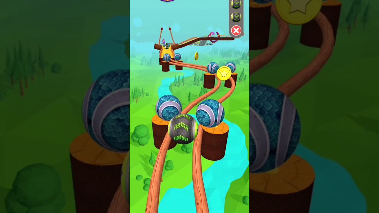 Going Balls Impossible Level! 😱 Satisfying Gameplay 🤩  OMG! 99% People Fail 