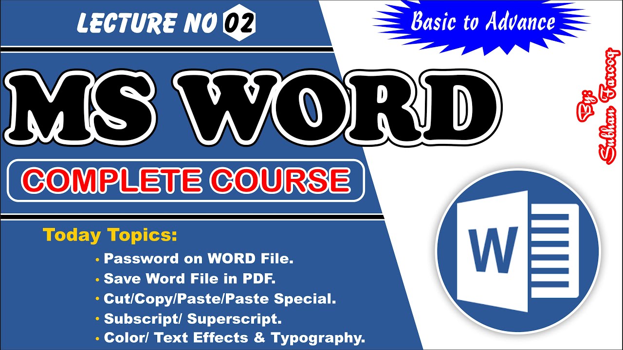 MS word 2016 full Course in Urdu-Hindi Part 2 | ms word tutorial | Word Full Course in Urdu / Hindi