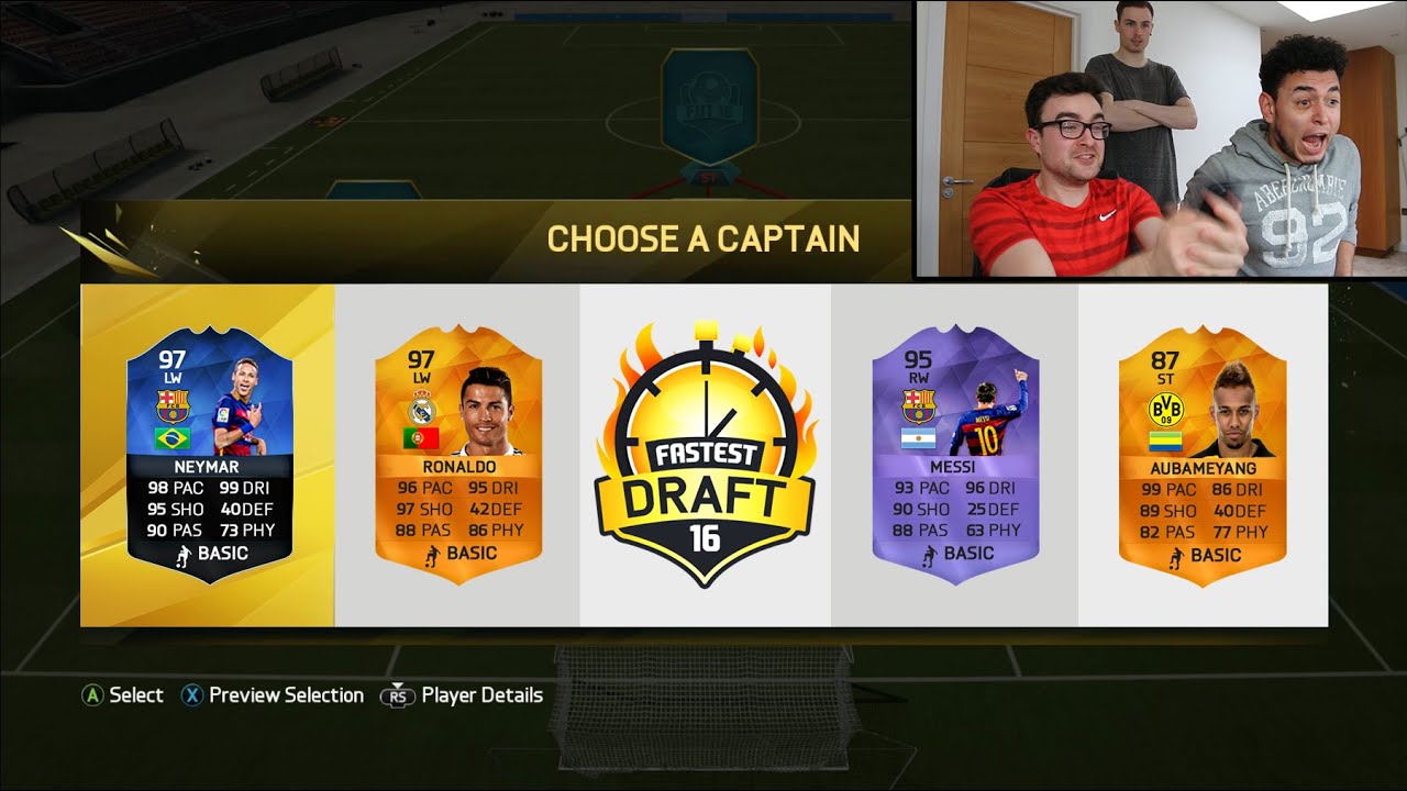 THE FASTEST FUT DRAFT ON FIFA 16!!! World Record Fastest Ever FUT Draft