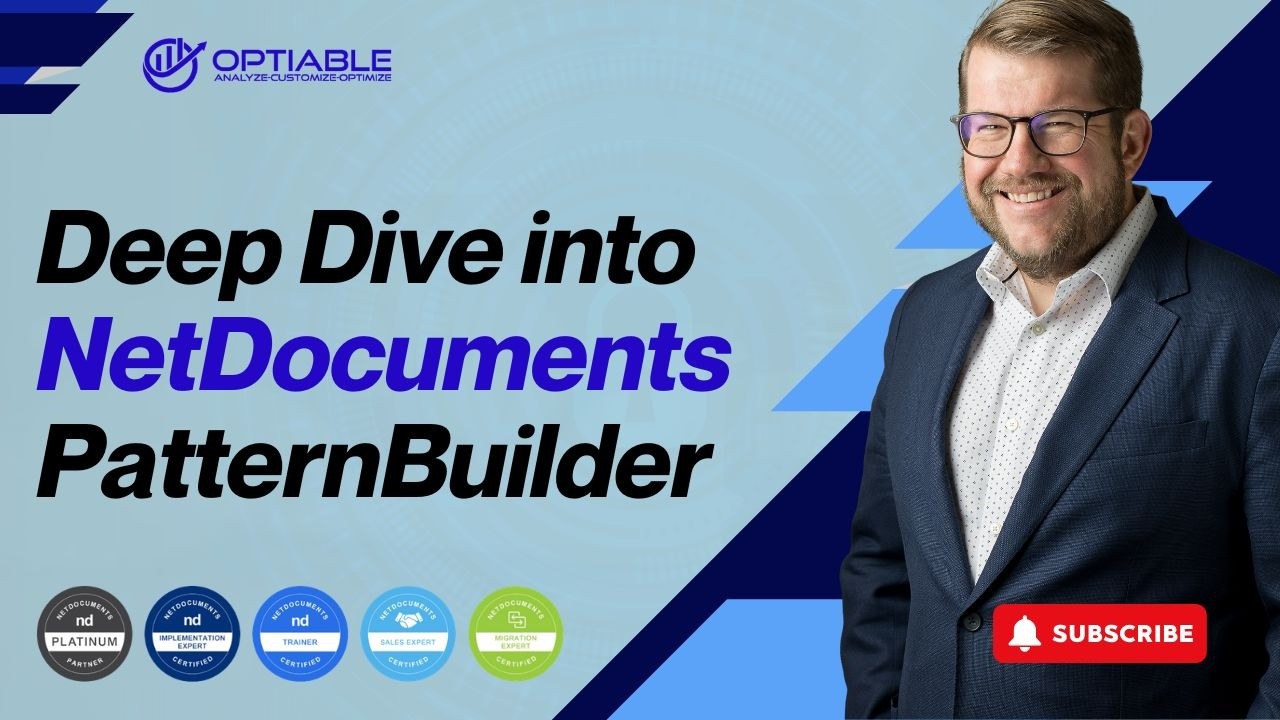 Deep Dive into NetDocuments PatternBuilder