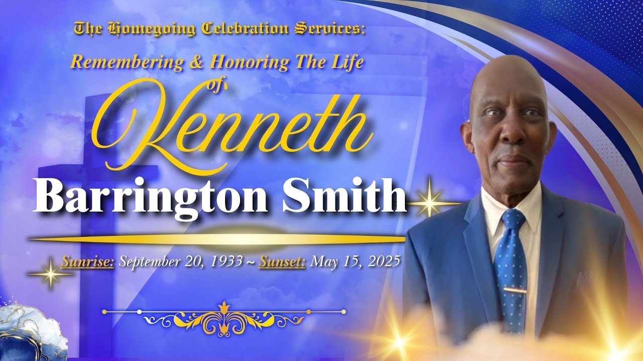 The Homegoing Celebration Service: Remembering & Honoring the Life of Bro. Kenneth Barrington Smith✨