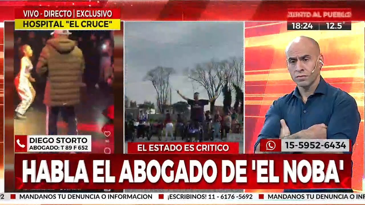 Tenso cruce entre el abogado de El Noba y El Pelado: 