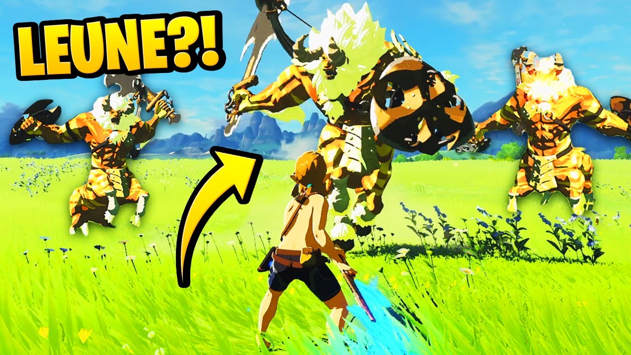 Zelda BOTW aber JEDER GEGNER ist EIN LEUNE (Zelda Breath of the Wild Deutsch Challenge)