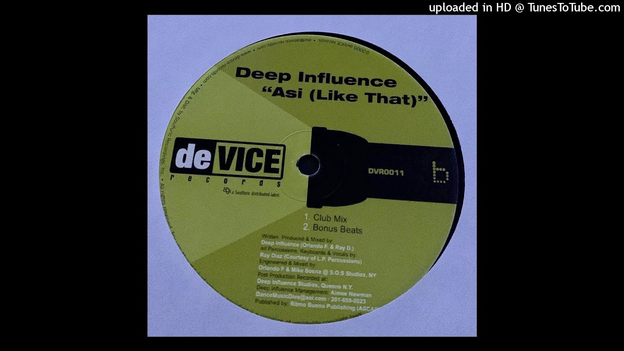 Deep Influence | Asi (Like That) (Club Mix)
