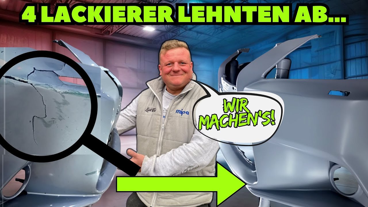 4 Lackierer haben abgelehnt &ndash; Ich repariere die Sto&szlig;stange trotzdem! 💪🔥