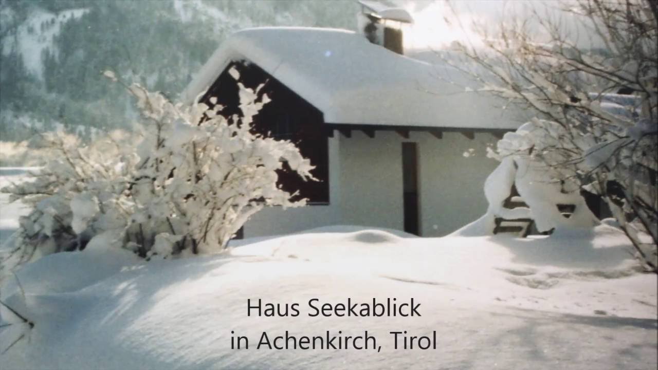 Ferienhaus in Tirol am Achensee im Winter - Haus Seekarblick