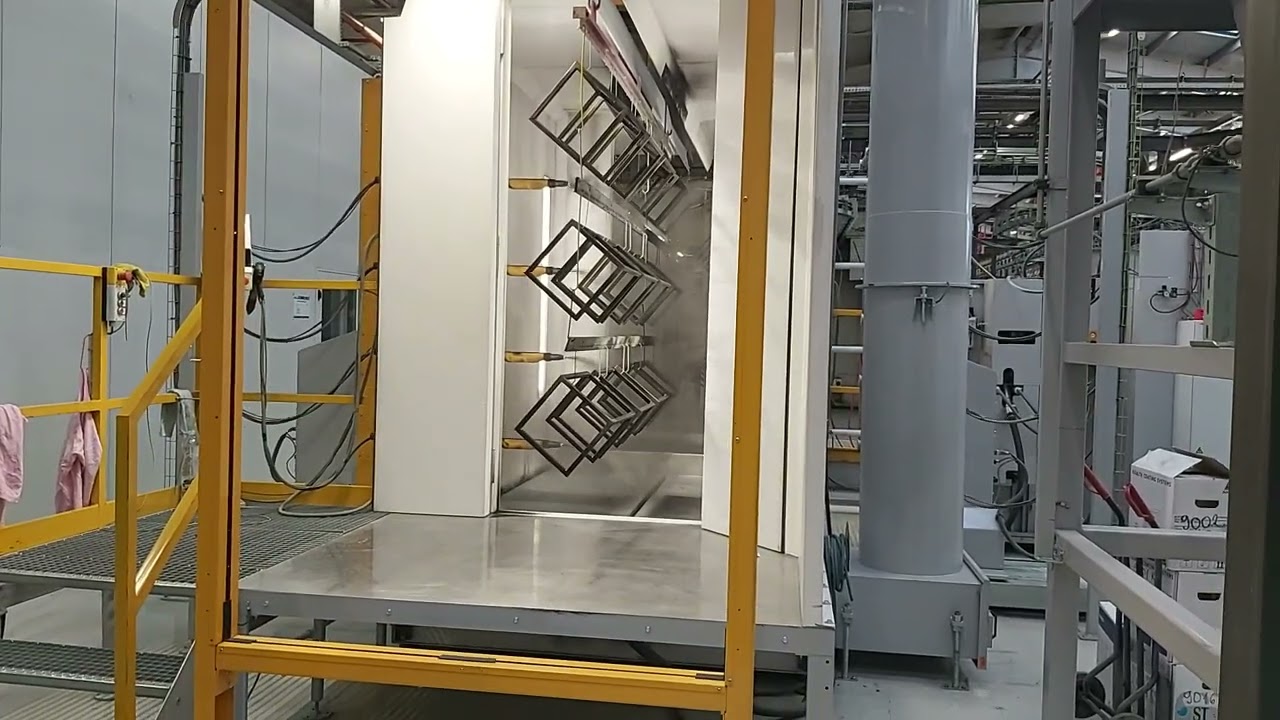 Vopsire in camp electrostatic / Electrostatic painting