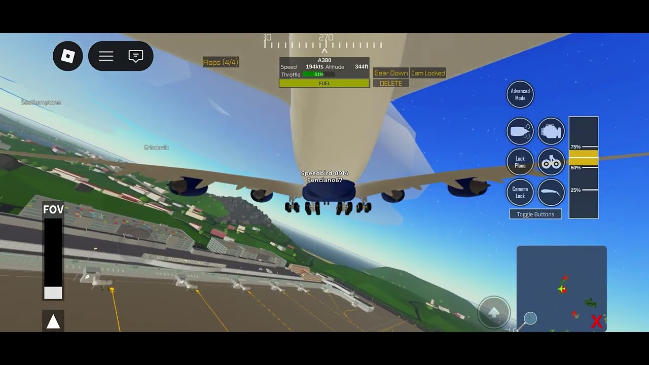 (Go around) a flight to orenji