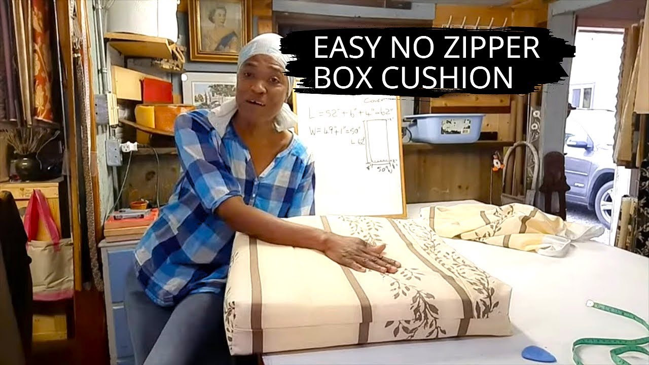 Чехол для подушки Easy Box - без молнии - руководство по шитью