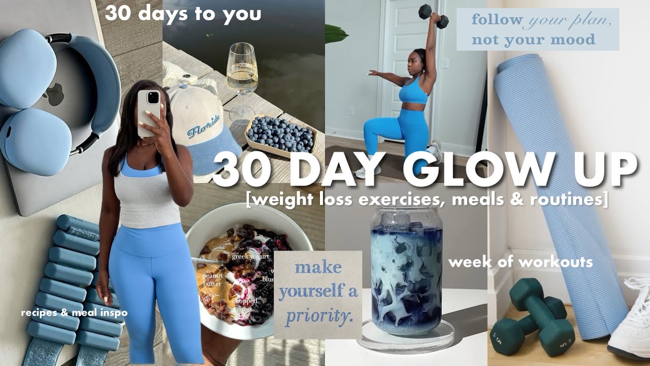 Upgrade your life in 30 days | weight loss exercises at home, meals, treadmill routine & more 