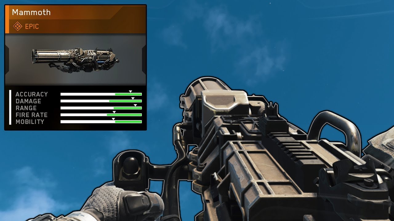 the 2 SHOT LMG in INFINITE WARFARE | the MAULER MAMMOTH is UNFAIR