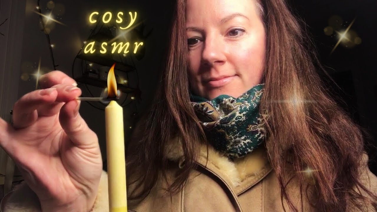 ASMR Время круга, вдохновлённое перьями вереска ❄️Зимний бинауральный шепот с уха на ухо