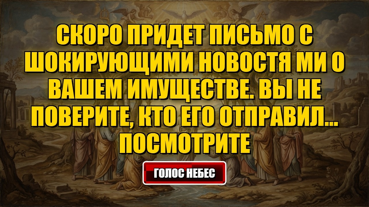 Сегодняшнее Послание от Бога Скоро придет письмо с шокирующими новостями о вашем