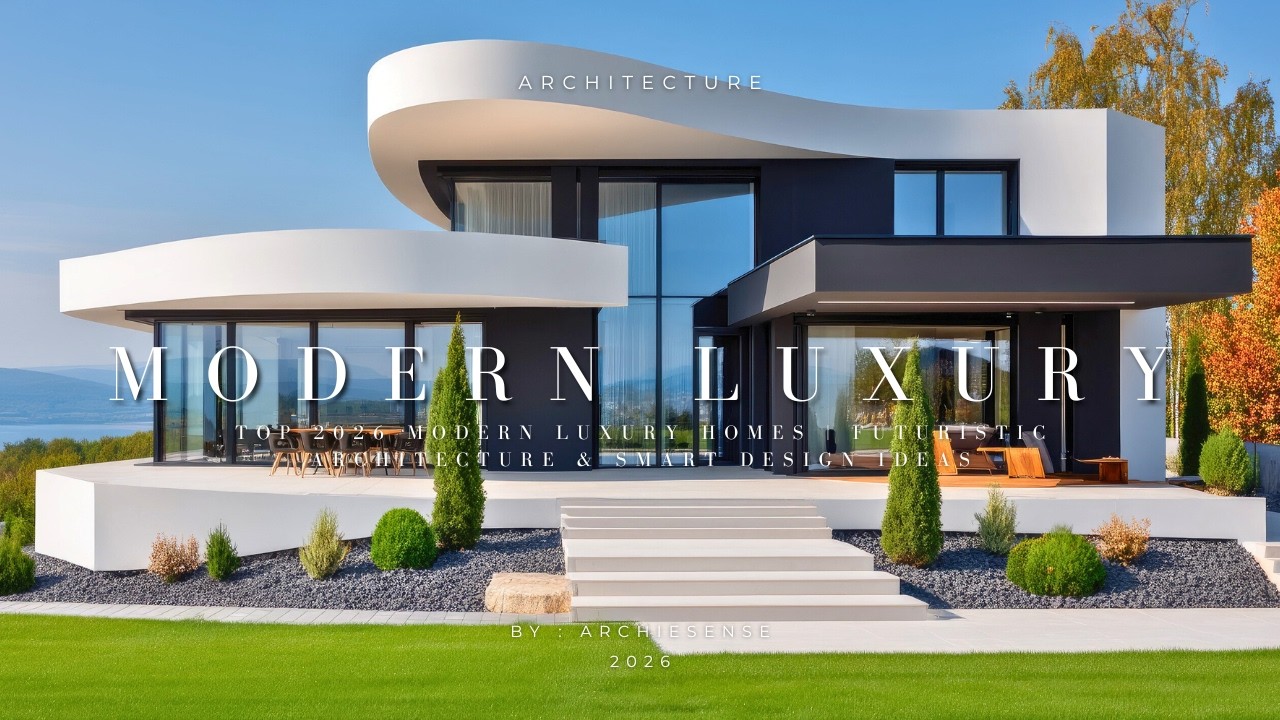 2026 Modern Luxury Homes | Stunning Architecture & Futuristic Design Trends