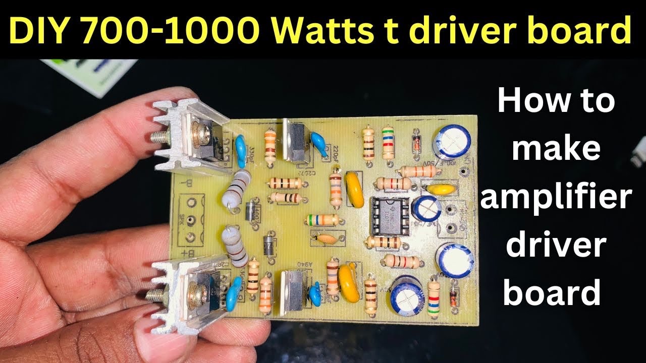 how to make 1000 watt amplifier driver board  #diy  1000 watt amplifier board #2sc5200 #2sa1943