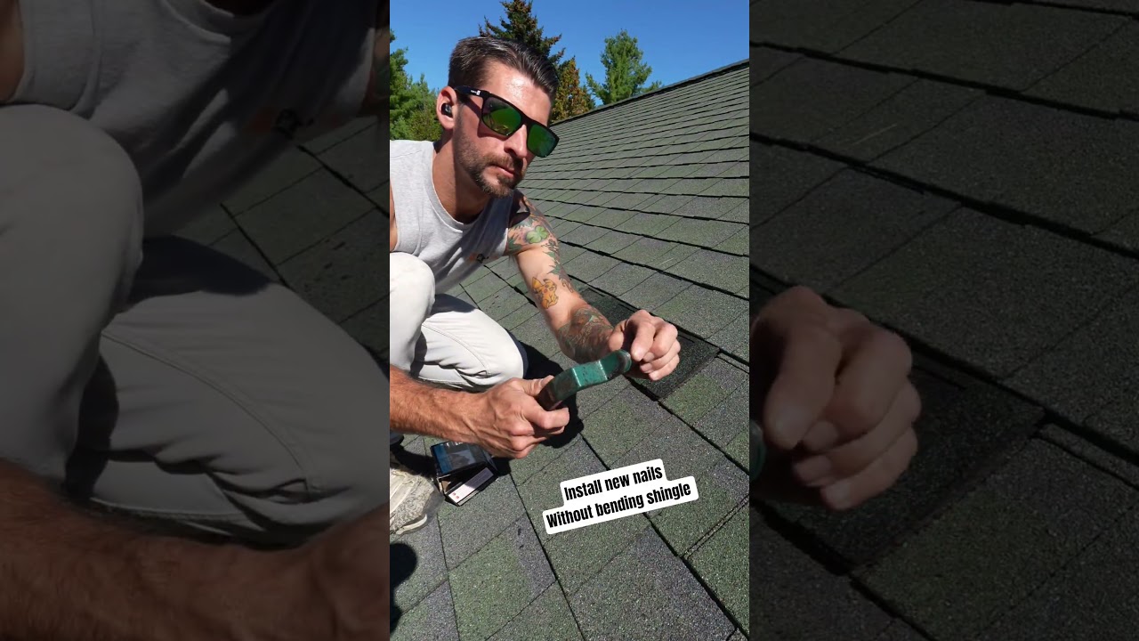 how to repair a roof in 4 simple steps #diy #constructionchannel #homeimprovement #roofing