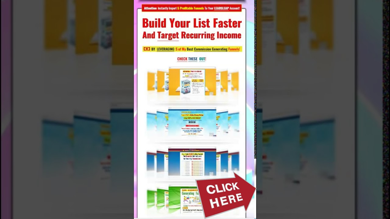 How To Create / Make Free Landing Pages For Affiliate Marketing with LeadsLeap Best Page Builder