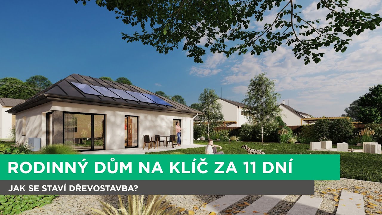 Jak se staví dřevostavba ⚒ | Rodinný dům na klíč BUNGALOV 83 postaven za 11 dní | RD Rýmařov | 2014