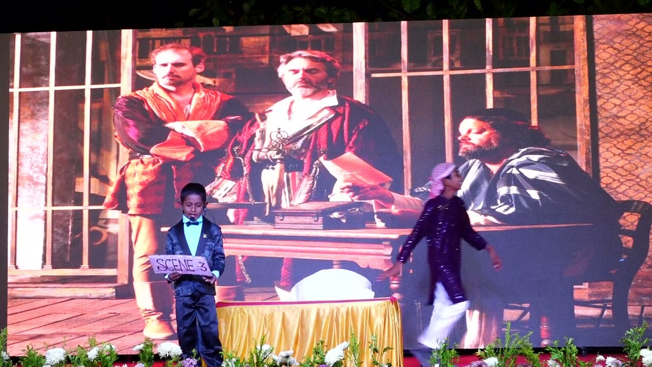English skit performed by primary wards