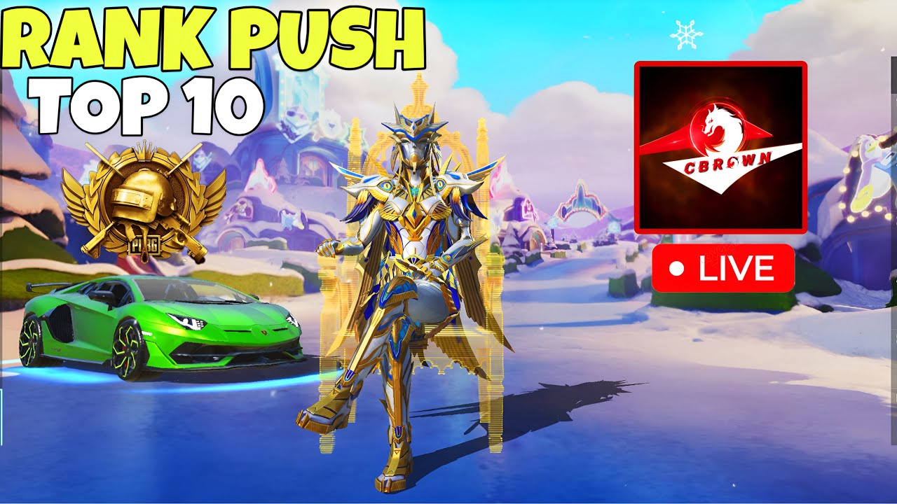 🔴CBROWN LIVE Rank Push With Random Players | Road to Top 10 🔥