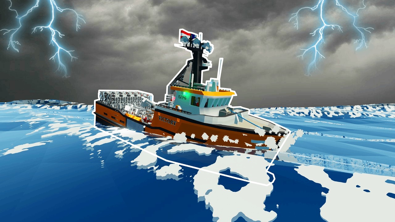 We Went FISHING In a MASSIVE Storm!! | Stormworks Multiplayer