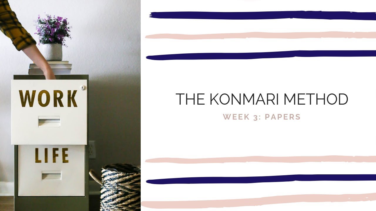 THE KONMARI METHOD: PAPERS | How to Organize and Declutter Your Papers
