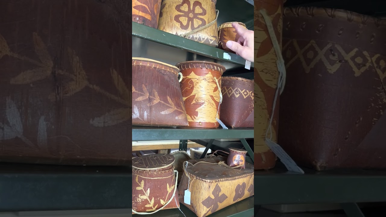 Collection of Birchbark Baskets