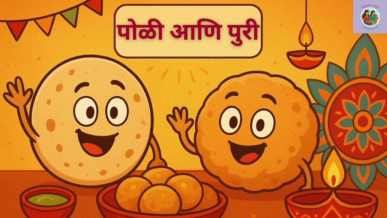 पोळी आणि पुरी| छान छान गोष्टी| marathi story for kids | Re-released