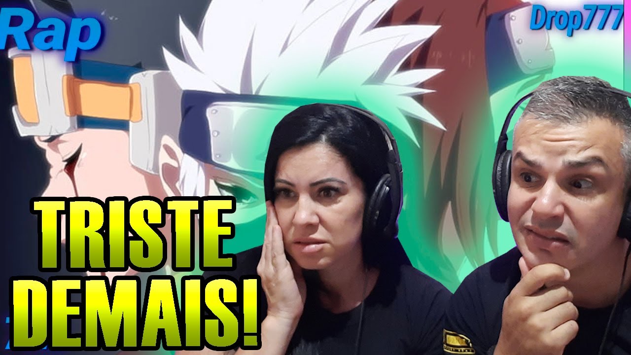POLICIAL E MÃE REACT Rap do Kakashi, Obito e Rin (Naruto) - NINJAS MERECEM PERDÃO | NERD HITS