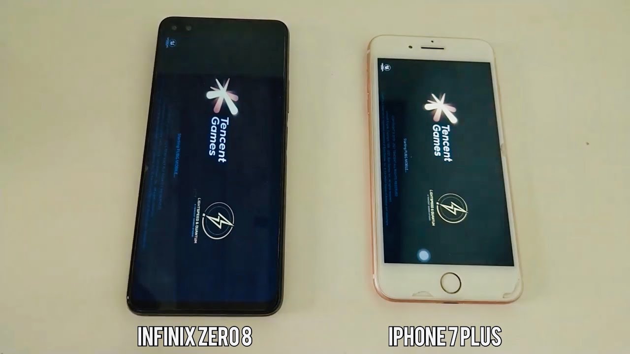 iphone 7 plus vs Infinx zero 8 | speed test