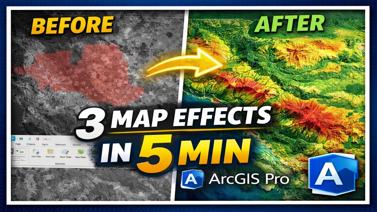 ArcGIS Pro: 3 потрясающих эффекта визуализации всего за 5 минут