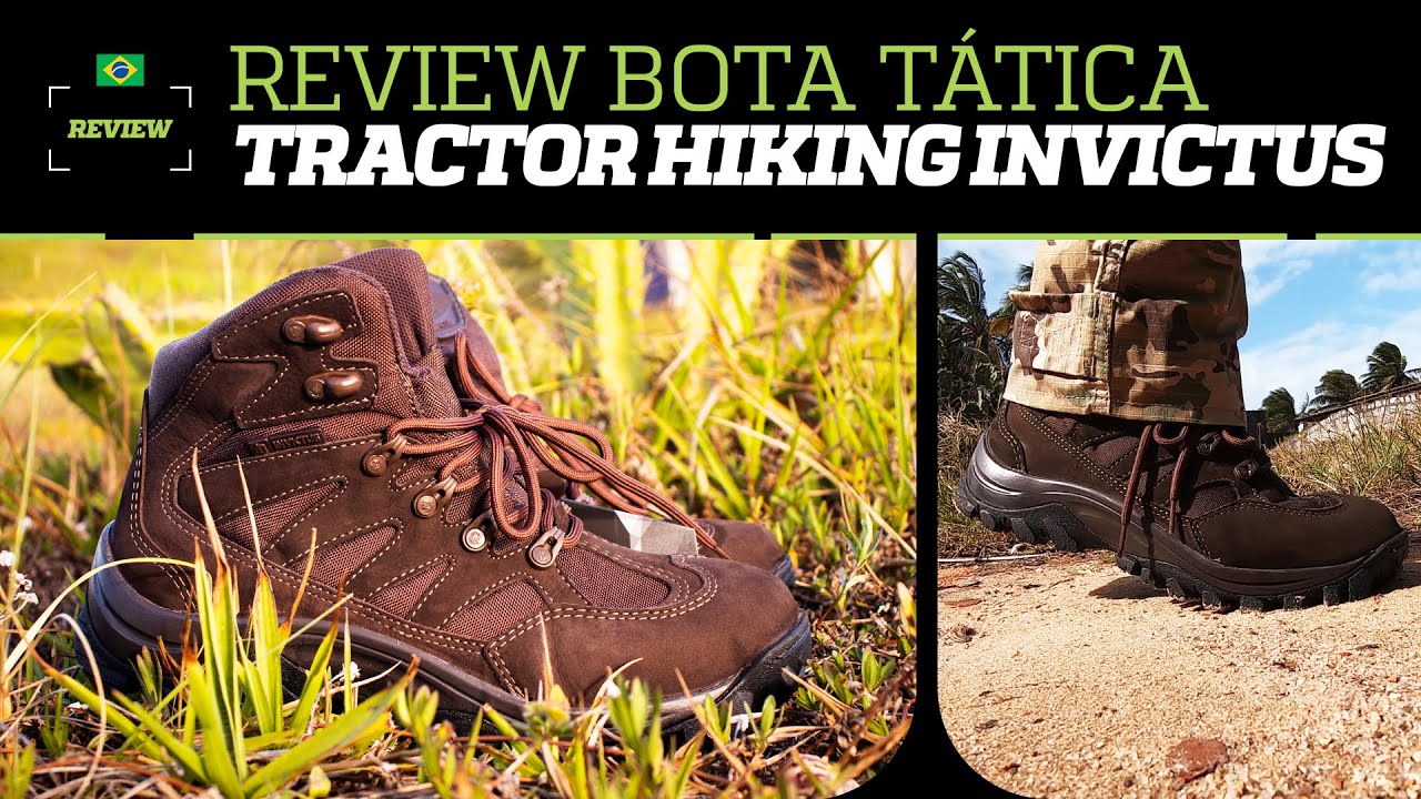 Bota Tática Tractor Hiking INVICTUS - VALE A PENA?